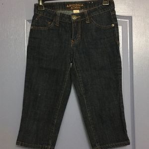 Arizona crop jeans. Size:0